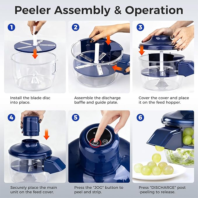 Rechargeable Automatic Fruit & Vegetable Peeling Machine