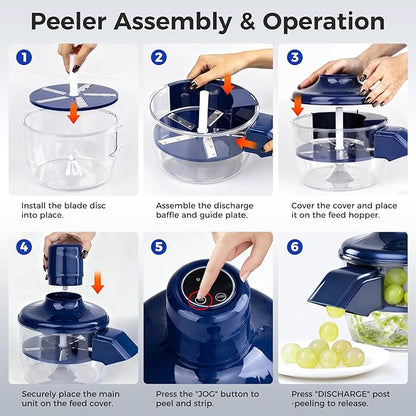 Rechargeable Automatic Fruit & Vegetable Peeling Machine